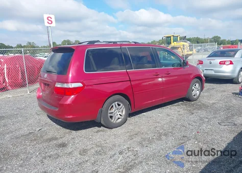 2005 Honda Odyssey Ex-L from USA, damaged, VIN 5FNRL386X5B023433
